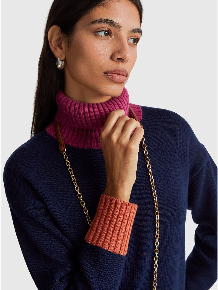 TURTLE NECK SWEATER Women image number 4